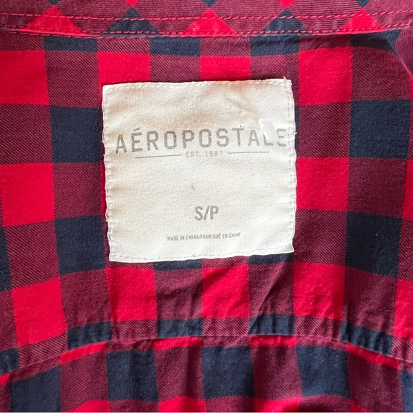 Vintage Aeropostale Plaid Shirt - Picture 6 of 9